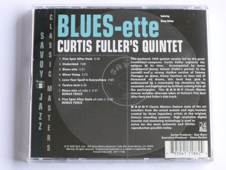 Curtis Fuller&#039;s Quintet - Blues-ette (classic master)