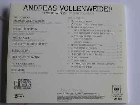 Andreas Vollenweider - White Winds  (CBS 26195)