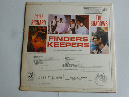 Cliff Richard / The Shadows - Finders Keepers (LP)SCX 6079