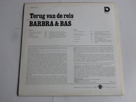 Barbara &amp; Bas - Terug van de Reis (LP)