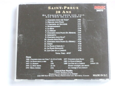 Saint-Preux - 20 Ans (Gold Disc)