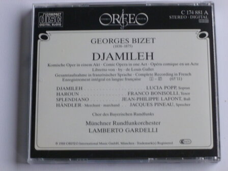 Bizet - Djamileh / Lucia Pop, Gardelli