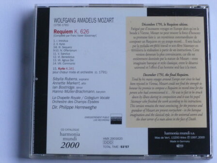 Mozart - Requiem / Philippe Herreweghe