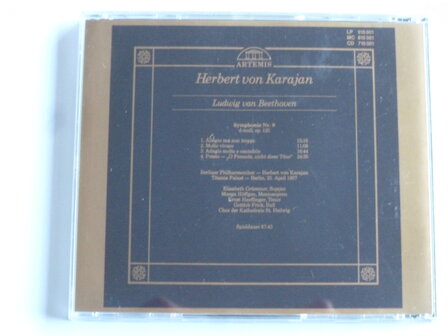 Herbert von Karajan - Beethoven symphonie 9 (Artemis)