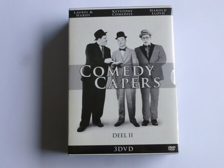 Comedy Capers - Laurel &amp; Hardy / Keystone comedies / Harold Lloyd (3 DVD) Nieuw