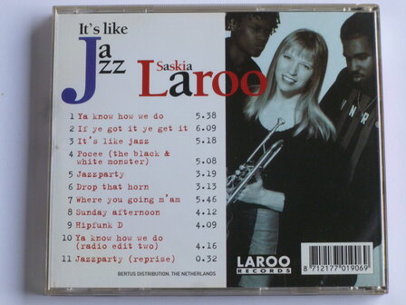 Saskia Laroo - It&#039;s like Jazz (gesigneerd)