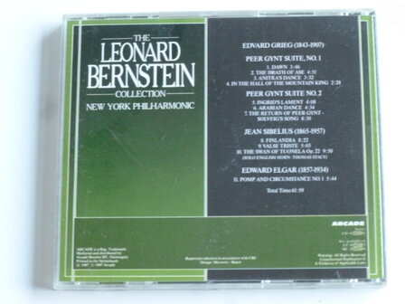 The Leonard Bernstein Collection - New York Philh. / Grieg, Sibelius, Elgar (Arcade)