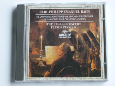C.P.E. Bach - The Symphonies for Strings / Trevor Pinnock