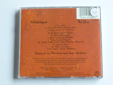 Phil Collins - No Jacket Required