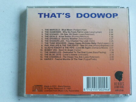 That&#039;s Doo Wop - various artists