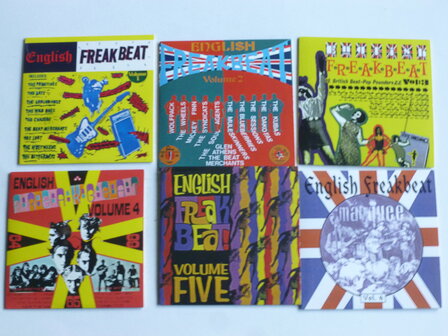 English Freakbeat 1962 - 1969 / volumes 1 to 6 (6 CD)