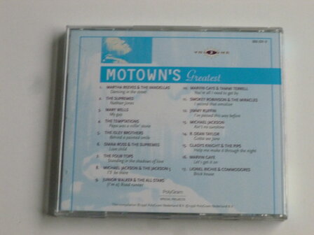 Motown&#039;s Greatest volume 2 (The Music Document)