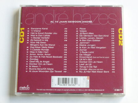 Andre Hazes - Al 15 jaar Gewoon Andre (2 CD)