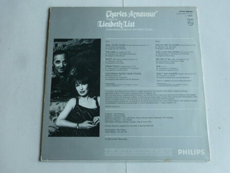 Charles Aznavour presents Liesbeth List (LP) 9286494