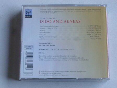 Purcell - Dido and Aeneas / Emmanuelle Ha&iuml;m (CD + CD rom)