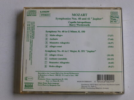 Mozart - Symphonies 40, 41 / Barry Wordsworth