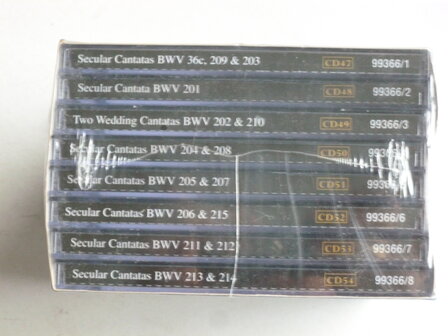 Bach - Secular Cantatas / Edith Mathis, Arleen Augar, Lucia Popp, Peter Schreier (8 CD) Nieuw