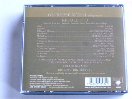 Verdi - Rigoletto / Maria Callas, Tullio Serafin (2 CD)