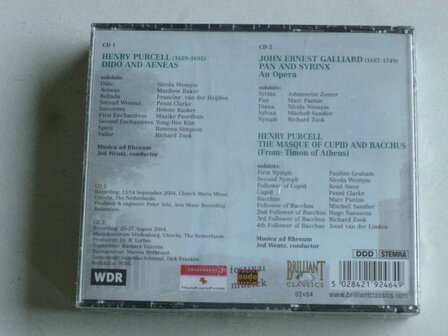 Purcell - Dido and Aeneas / Jed Wentz (2 CD) Nieuw