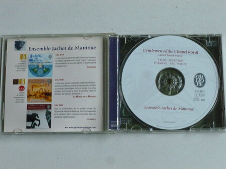 Tallis - Gentlemen of the Chapel Royal / Ensemble Jacket de Mantoue