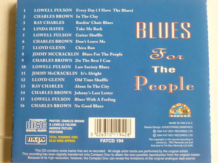 Blues for the People - original artists