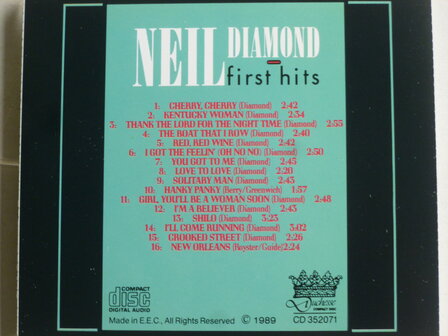 Neil Diamond - First Hits