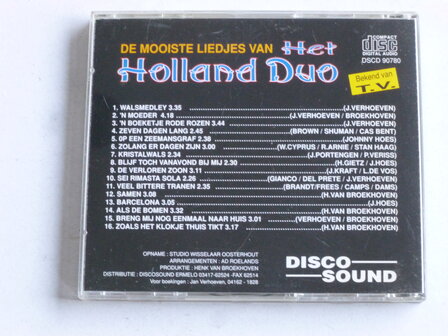 Het Holland Duo - De Mooiste Liedjes van Het Holland Duo