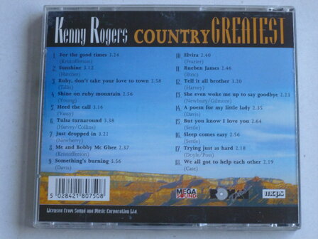 Kenny Rogers - Country Greatest