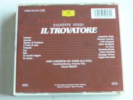 Verdi - Il Trovatore / Stella, Bergonzi, Tullio Serafin (2 CD)