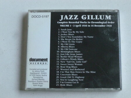 Jazz Gillum - Complete Recorded Works 1936-1949 / volume 1