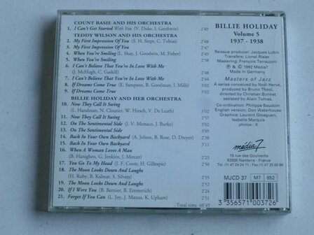 Billie Holiday - Volume 5 / 1937-1938