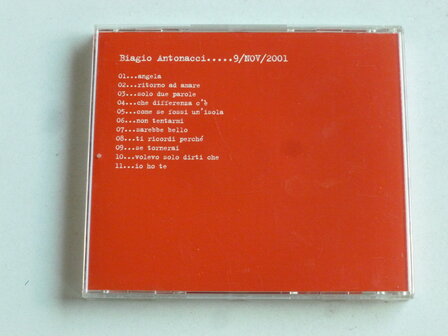 Biagio Antonacci - 9/nov/2001