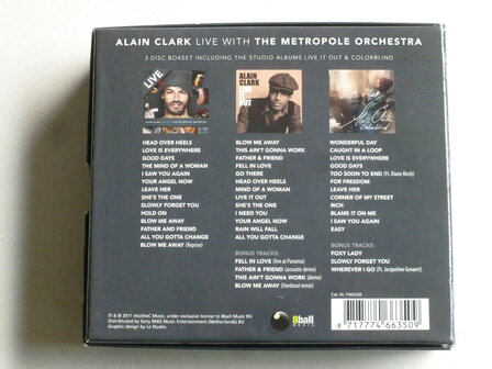 Alain Clark - Live with the Metropole Orchestra (3 CD) limited edition