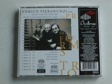 Enrico Pieranunzi - Improvised Forms for Trio (SACD)