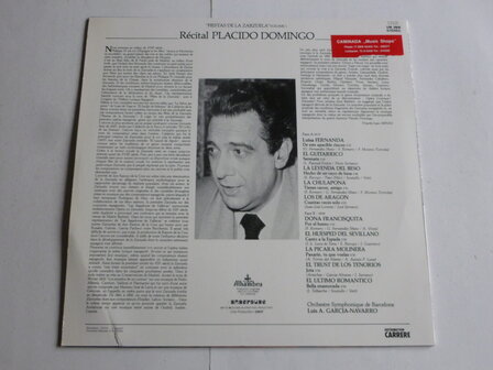 Fiestas de la Zarzuela vol. 1 / Recital Placido Domingo (LP)
