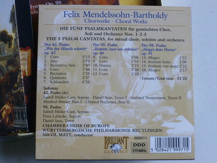 Mendelssohn - Choral Works (10 CD)