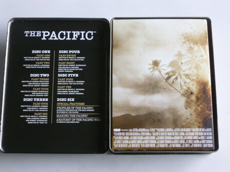 The Pacific - Tom Hanks, Steven Spielberg (6 DVD) Metal Box