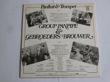 Group Panpipe / Gebroeders Brouwer - Panfluit, Trompet (LP)