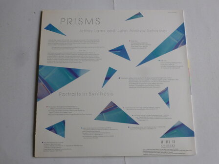 Lams and Schreiner / Prisms - Portraits in Synthesis (LP)