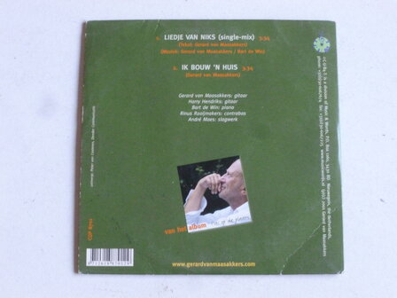 Gerard van Maasakkers - Liedje van Niks (CD Single)