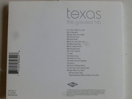 Texas - The Greatest Hits (special edition)