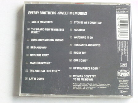 Everly Brothers - Sweet Memories