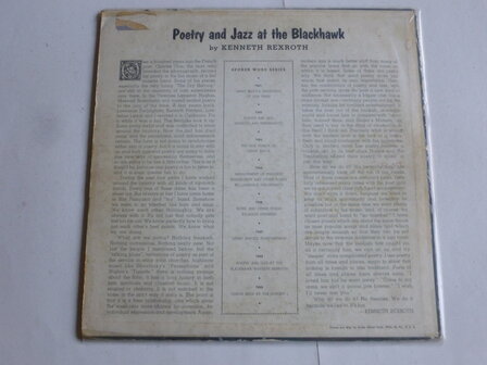 Kenneth Rexroth - Poetry and Jazz (LP) fantasy 7008 / red vinyl