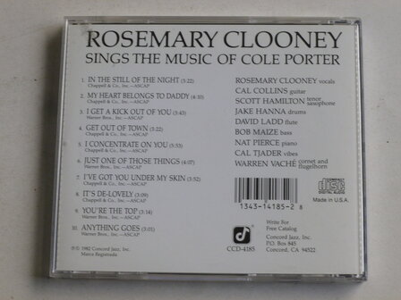 Rosemary Clooney sings the music of Cole Porter
