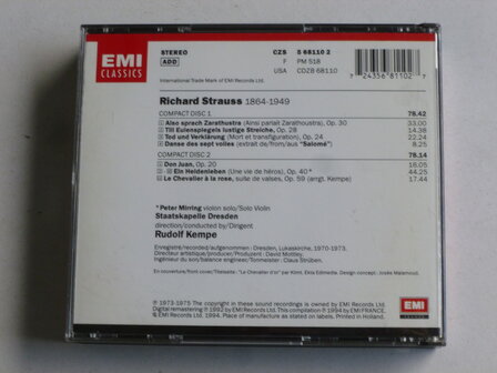 Richard Strauss - Poemes  Symphoniques / Rudolf Kempe (2 CD)