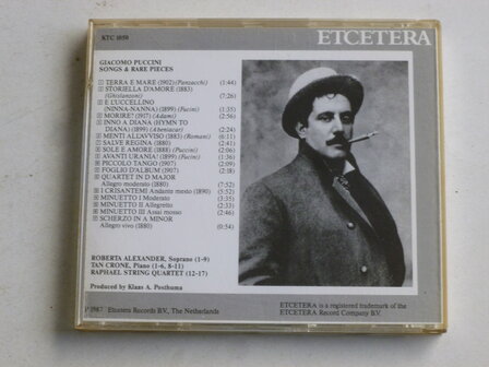 Puccini Songs &amp; Rare Pieces / Roberta Alexander