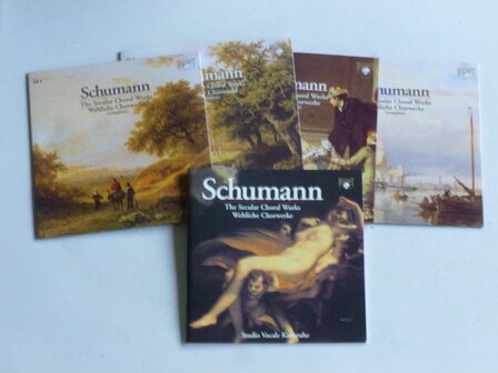 Schumann - The Secular Choral Works / Studio Vocale Karlsruhe  (4 CD)