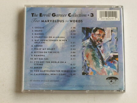 Erroll Garner - Too Marvelous for Words / The Erroll Garner Collection 3