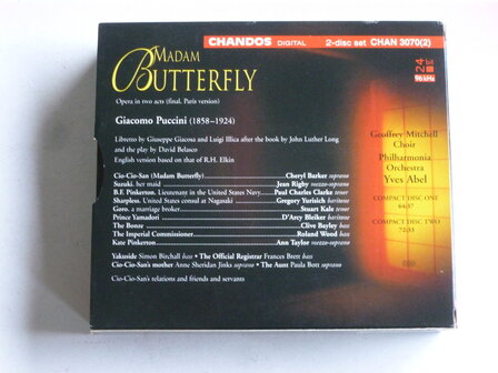 Puccini - Madam Butterfly / Cheryl Barber, Yves Abel (2 CD)