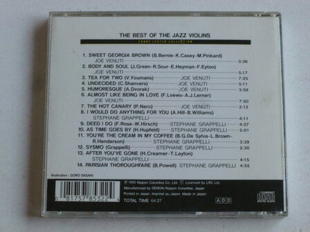 The Best of Jazz Violins - Joe Venuti, Stephane Grappelli (japan)